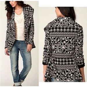 Free People Women’s Size Large 100% Cotton Open Front Cardigan